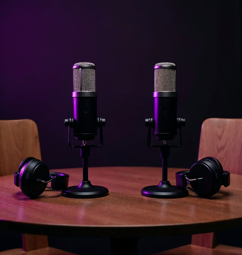 Podcast Mics Setup
